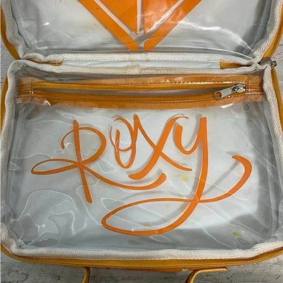 Roxy Quicksilver Floral Cosmetic Luggage Bag for Travel - Picture 10 of 12